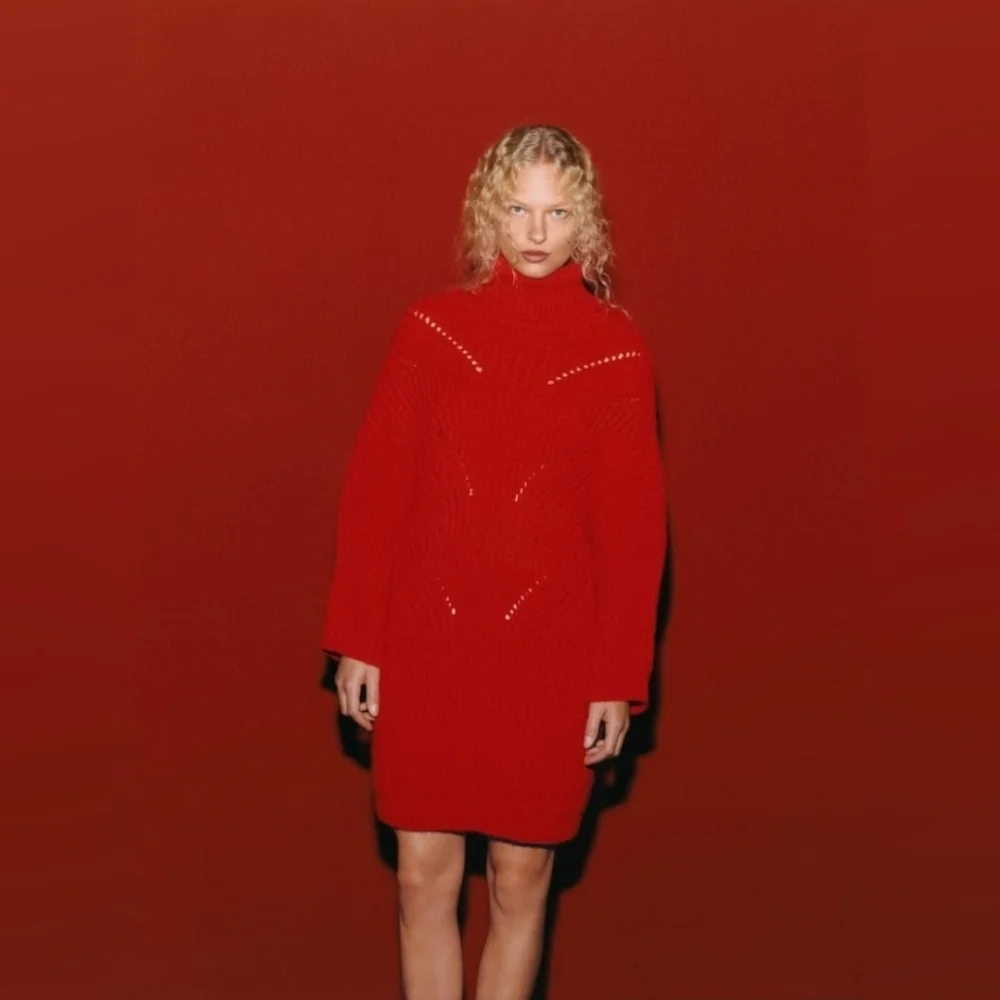 Mango Overzied sweater dress - Picture 4 of 4